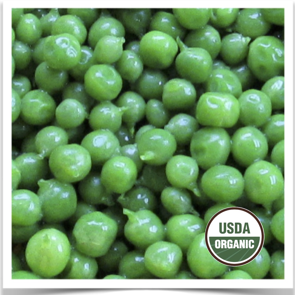 Prairie Road Organic Seed Homesteader peas ready to eat; grown from certified organic seed