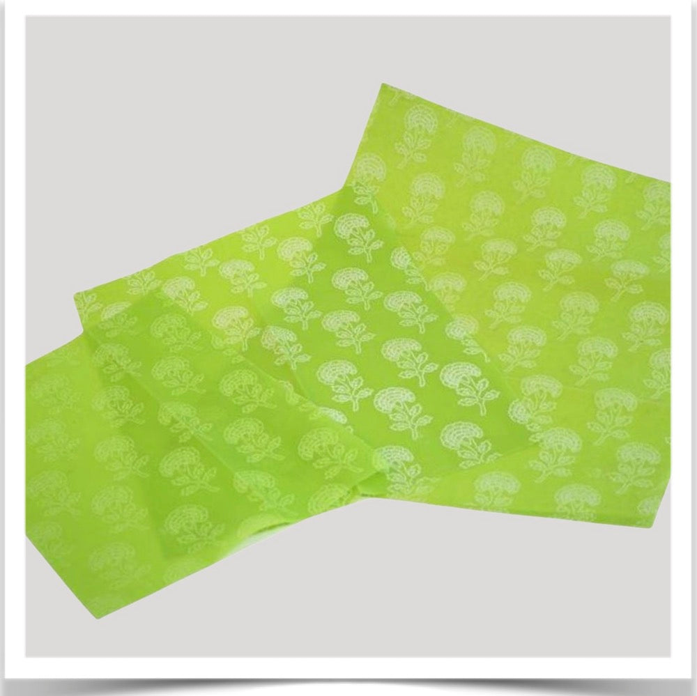 Wild wax wraps set of 3 sizes with green botanicalpattern at Prairie Road Organic Seed